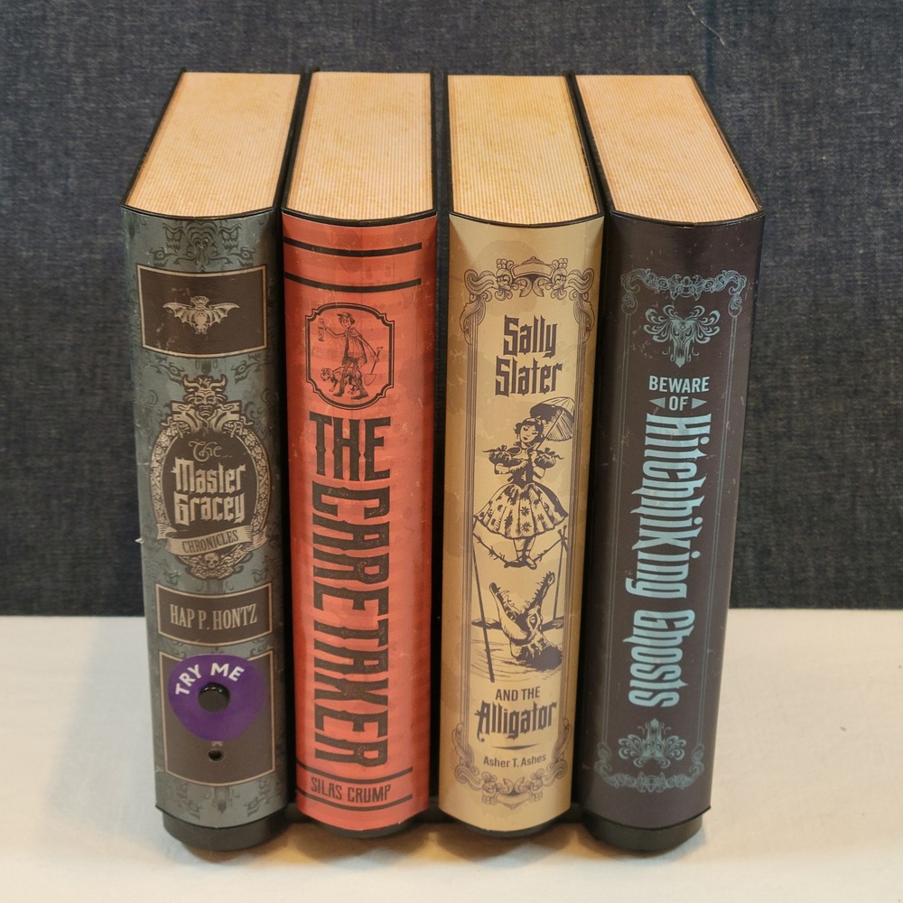 Disney Haunted Mansion Animated Books NEW Gemmy 2026 Sound Motion 558596